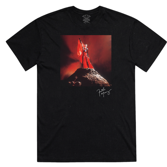 Freddie Mercury Live Photo Black T-Shirt